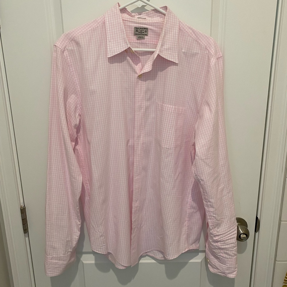 J Crew mens shirt.  Size Large. Slim fit.